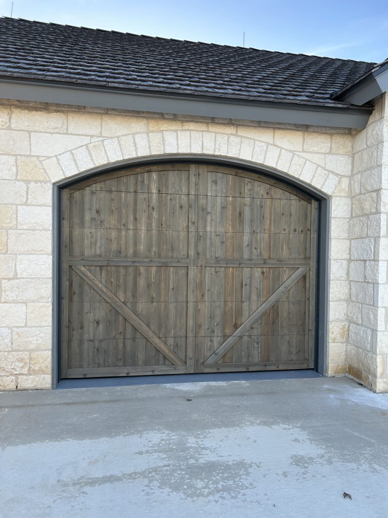 Custom Cedar Garage Doors 013
