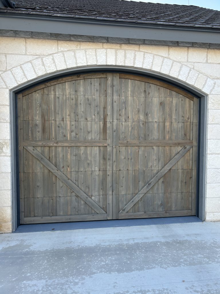 Custom Cedar Garage Doors 014