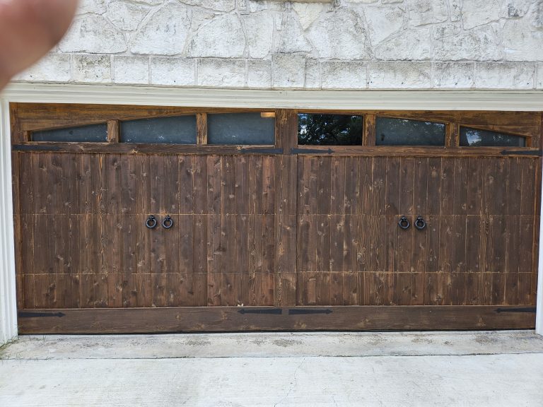 Custom Cedar Garage Doors 018