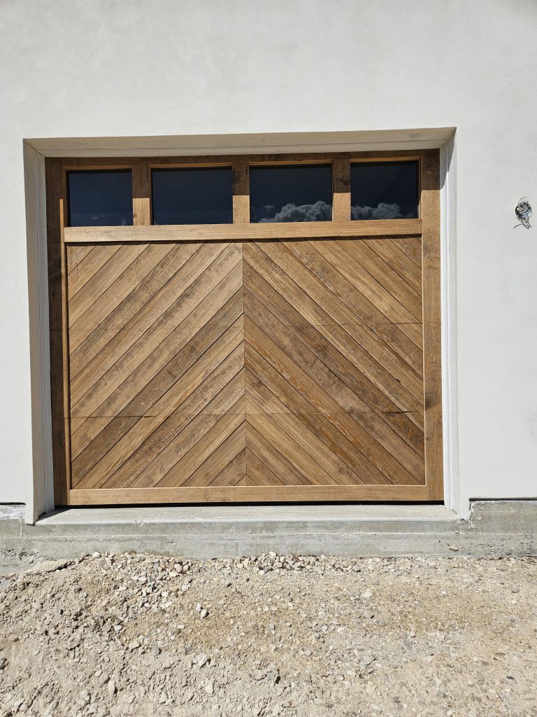 Custom Cedar Garage Doors 019