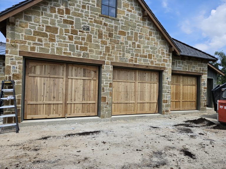 Custom Cedar Garage Doors 020