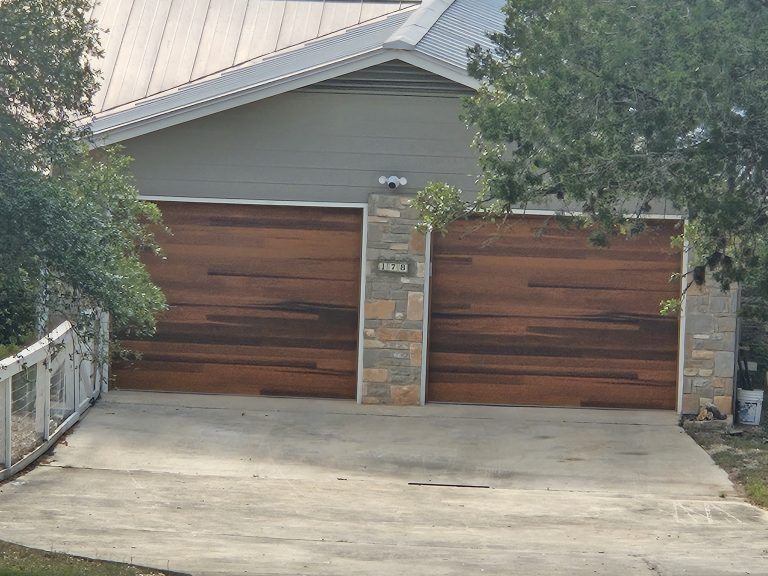 Custom Cedar Garage Doors 021