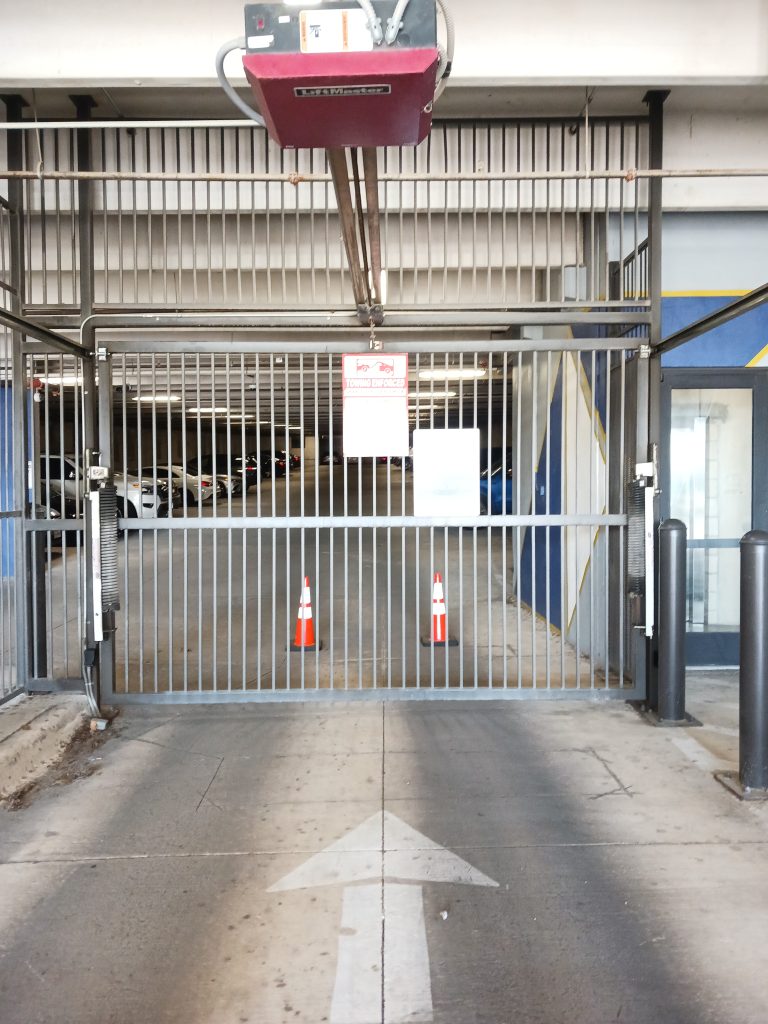 Security Overhead Door Gates 001