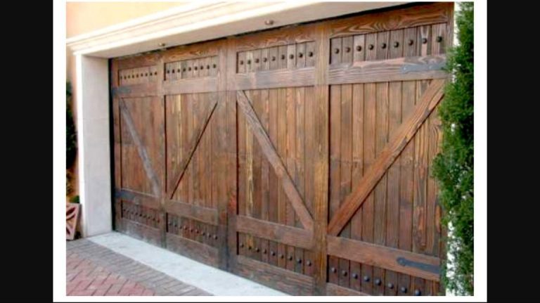 Custom Cedar Garage Doors 001