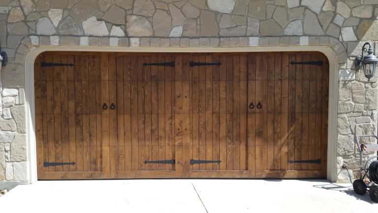 Custom Cedar Garage Doors 002