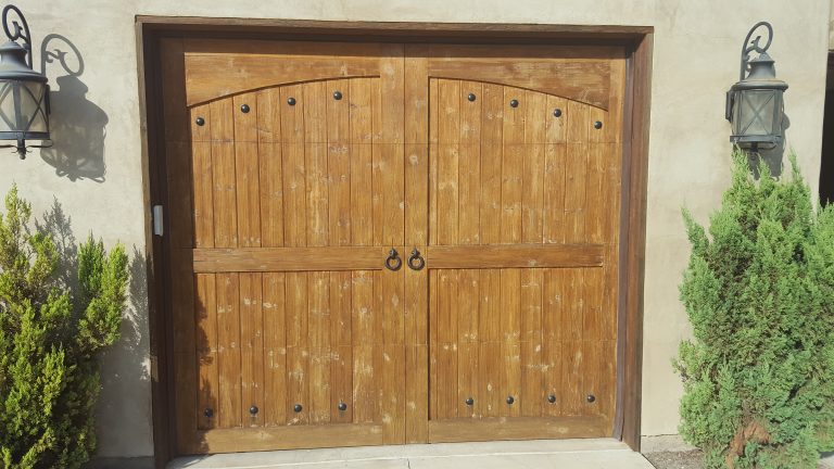 Custom Cedar Garage Doors 004