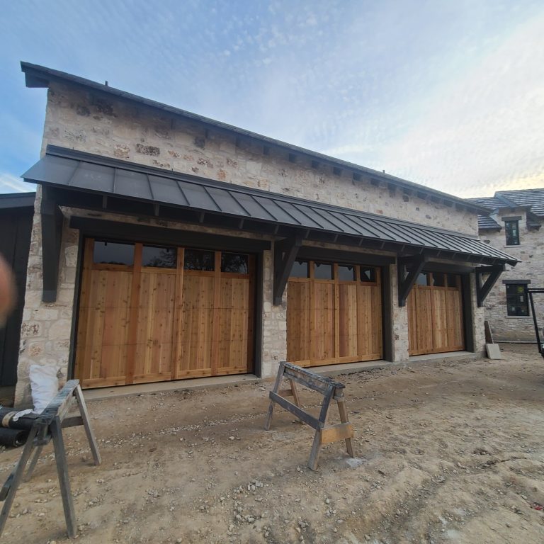 Custom Cedar Garage Doors 014