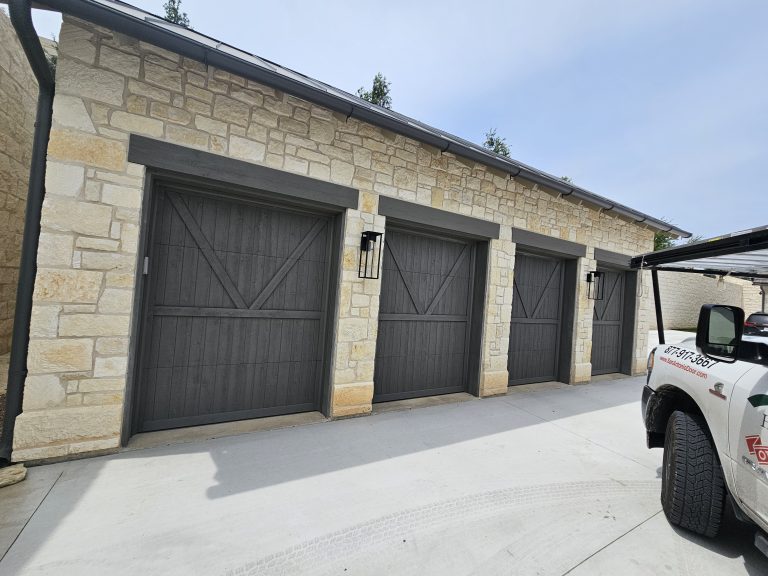 Custom Cedar Garage Doors 035