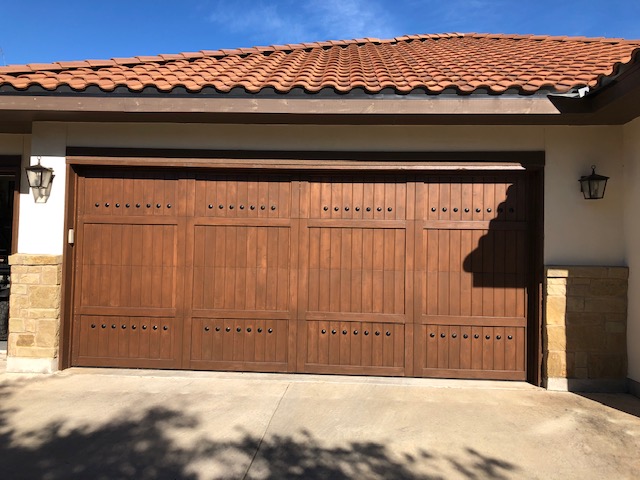 Custom Cedar Garage Doors 038