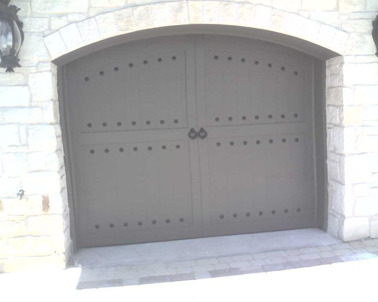 Custom Cedar Garage Doors 049